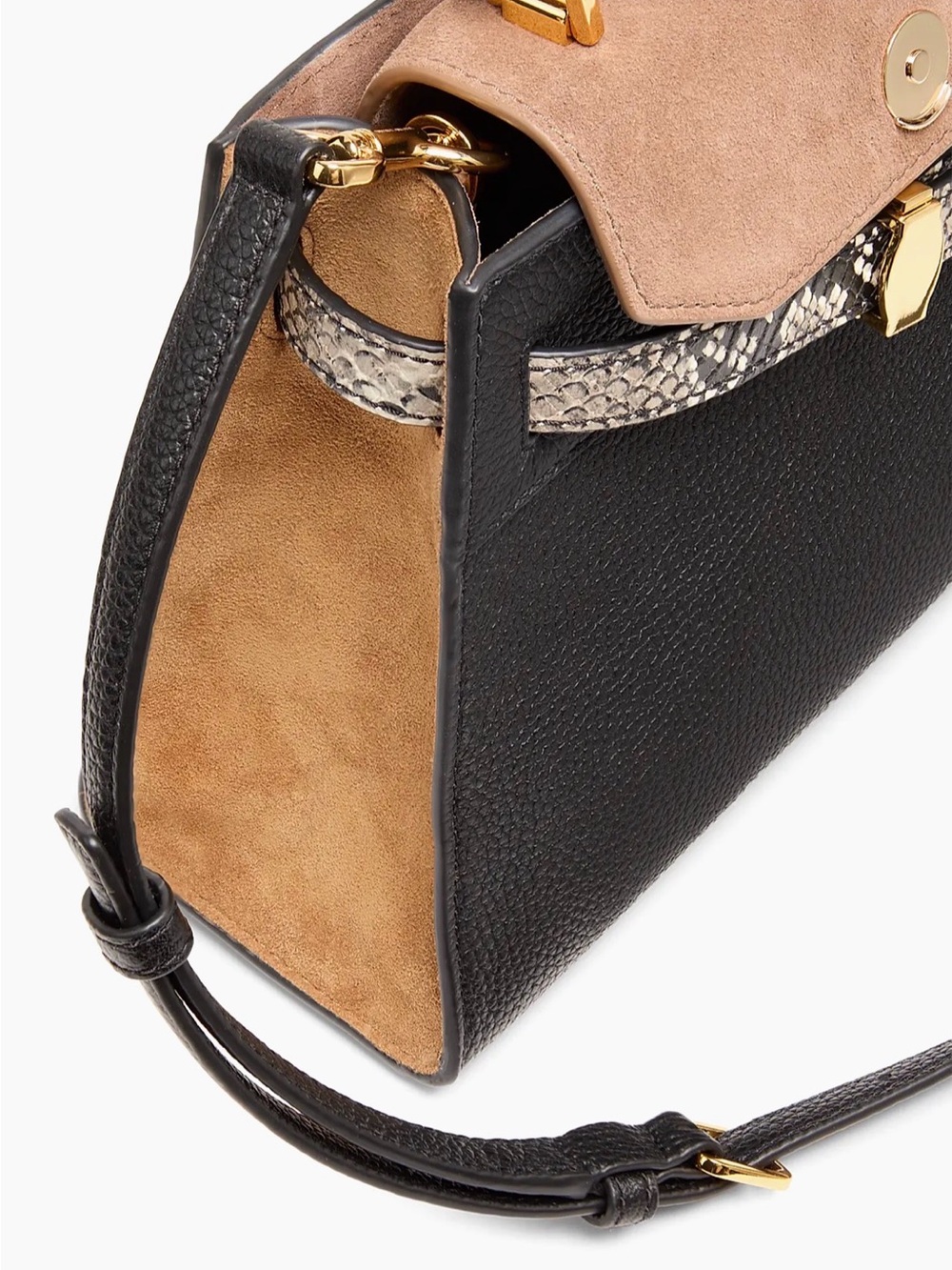 NWT Veronica Beard Dash Top Handle Bag Black Multi Rare Colorway $595 retail - Picture 5 of 10